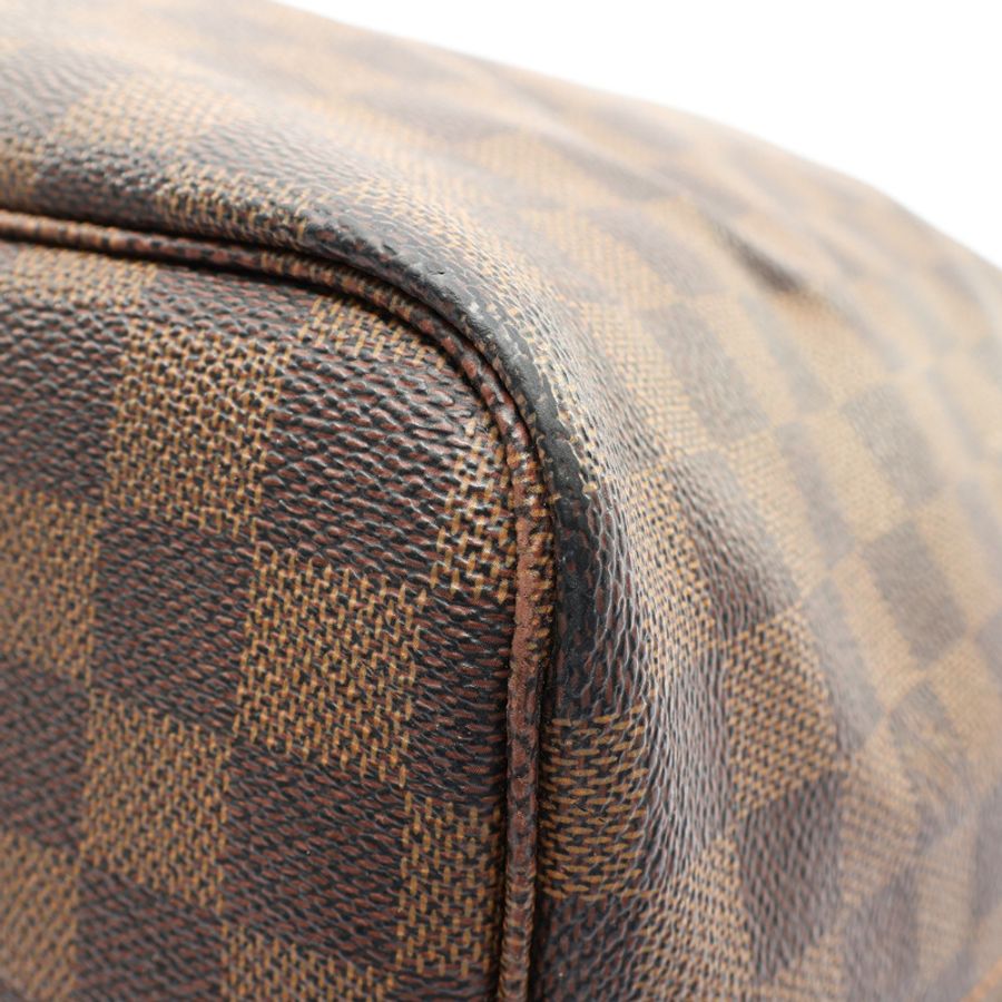 棕色 棋盤格 帆布 Neverfull GM 肩背包【LOUIS VUITTON LV 路易威登】 N51106-6