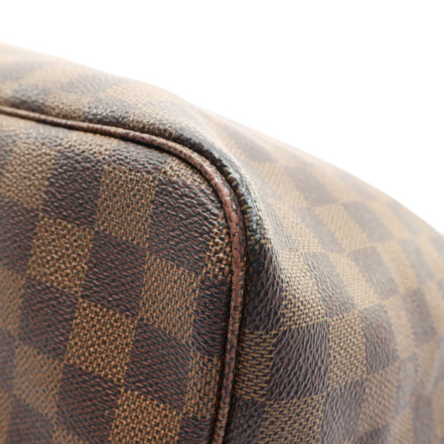 棕色 棋盤格 帆布 Neverfull GM 肩背包【LOUIS VUITTON LV 路易威登】 N51106-8