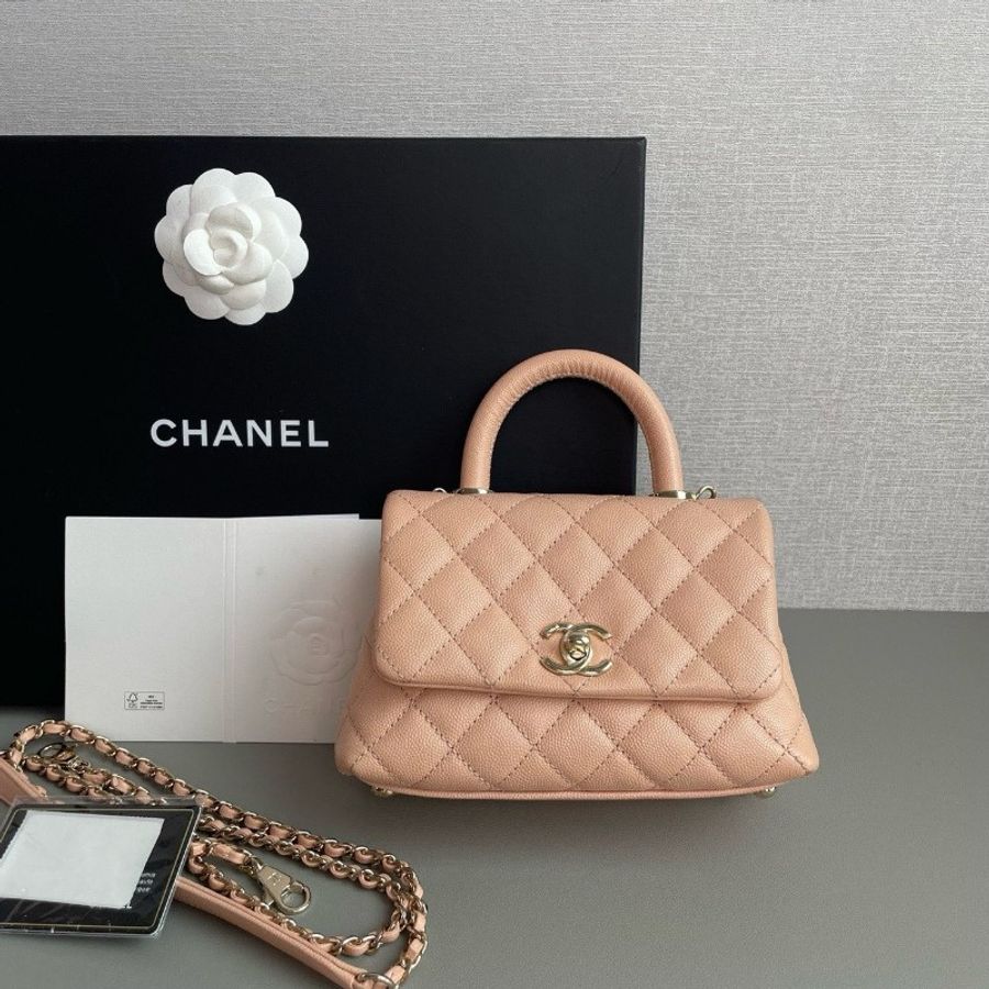 Chanel香奈兒cocohandle mini98新✨️-2