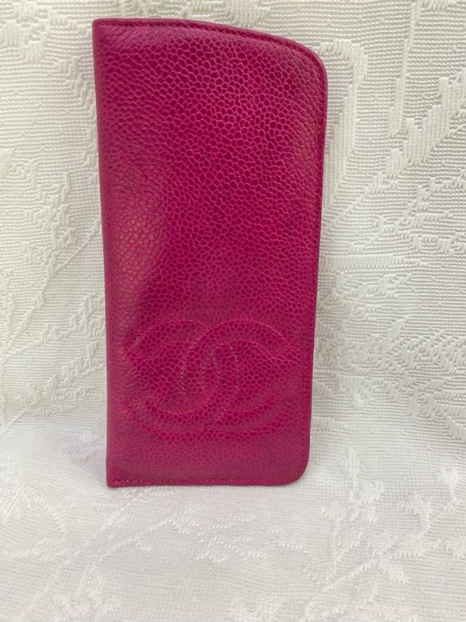 Chanel Caviar Sunglasses Case-6