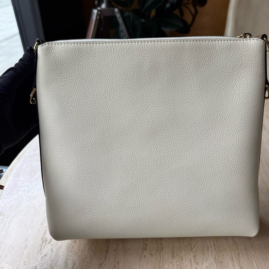 LOUIS VUITTON 路易威登 Multipass可拆卸肩帶 品牌Logo 牛皮革 托特包單肩包手提包 女款 香草白-2