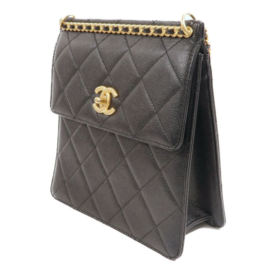CHANEL 牛皮皮革Chain Backpack背包-2