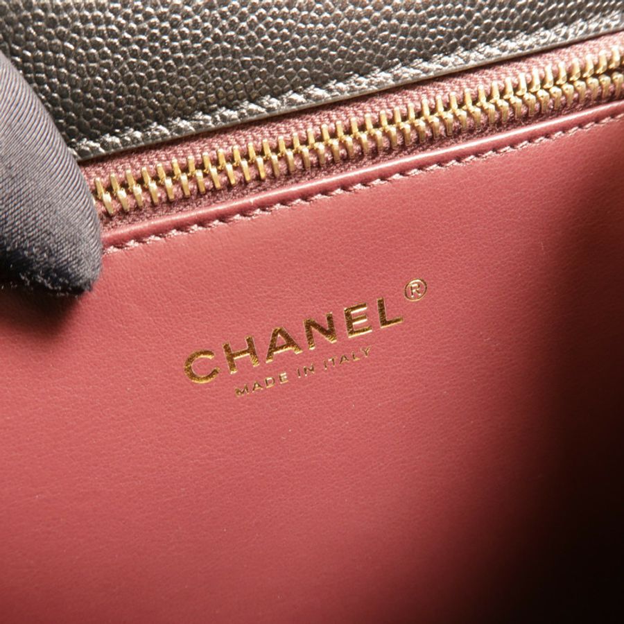 CHANEL 牛皮皮革Chain Backpack背包-8