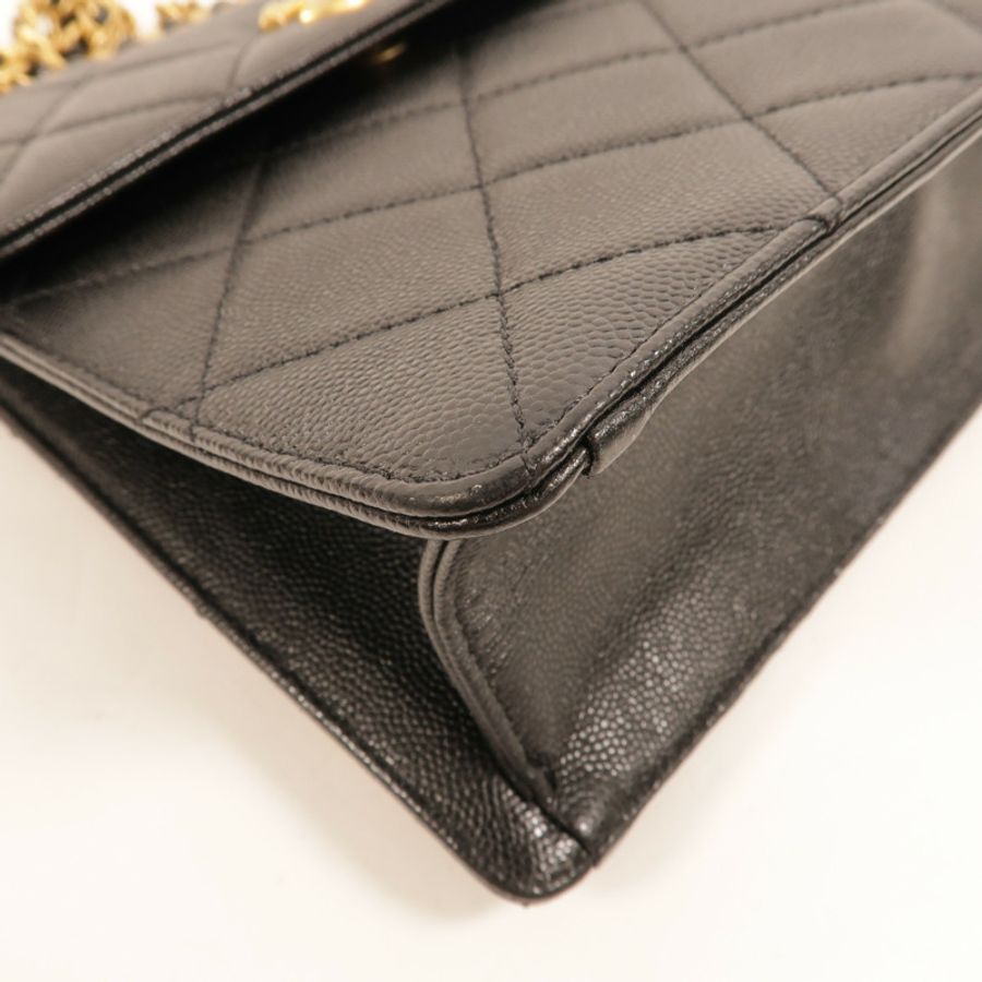 CHANEL 牛皮皮革Chain Backpack背包-10