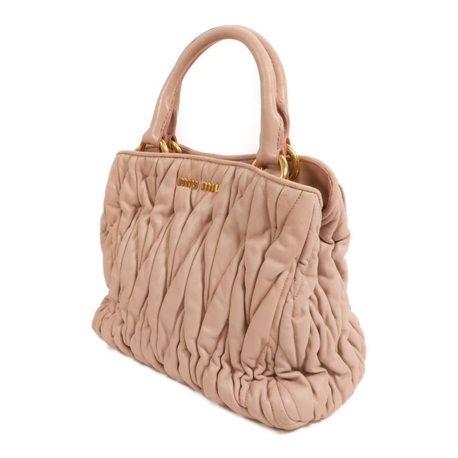 Miu Miu 羊皮皮革2 Way Shoulder手挽肩背兩用袋-2