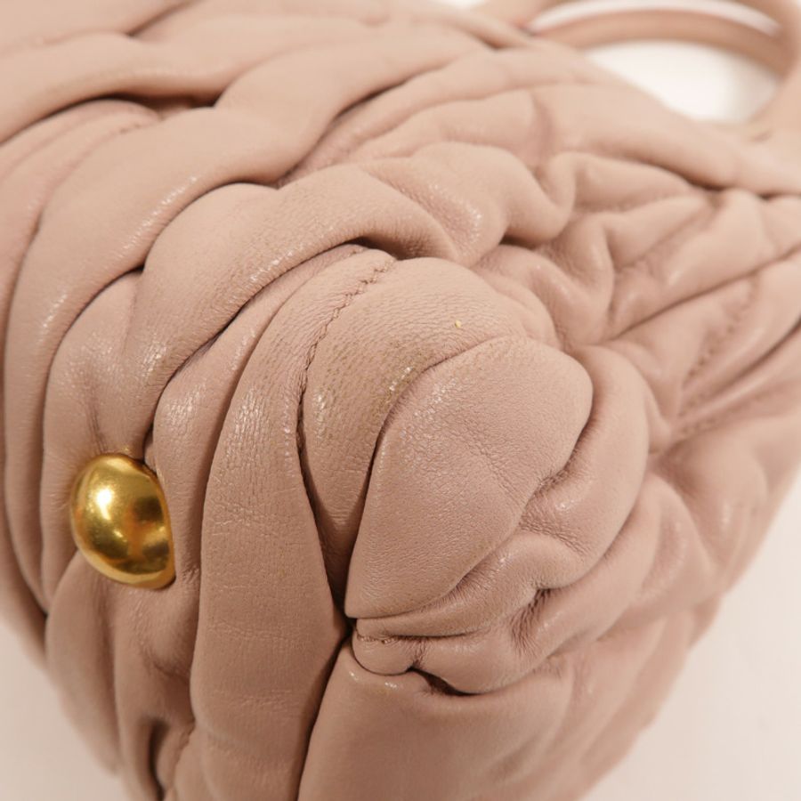 Miu Miu 羊皮皮革2 Way Shoulder手挽肩背兩用袋-15