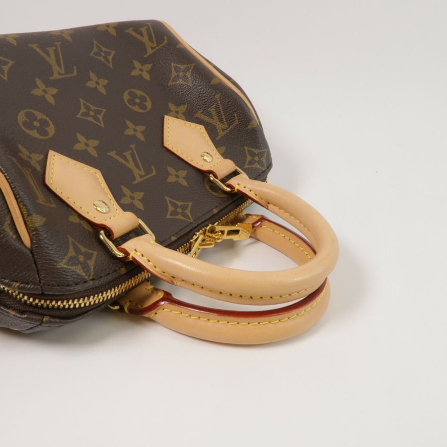 LOUIS VUITTON Monogram Speedy Bandouliere 20手挽肩背兩用袋-6