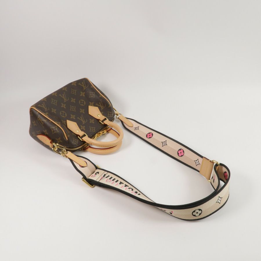 LOUIS VUITTON Monogram Speedy Bandouliere 20手挽肩背兩用袋-7