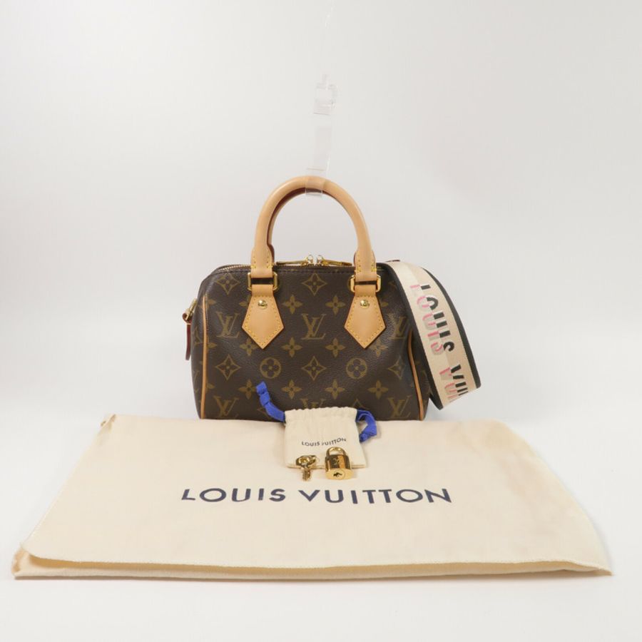 LOUIS VUITTON Monogram Speedy Bandouliere 20手挽肩背兩用袋-8