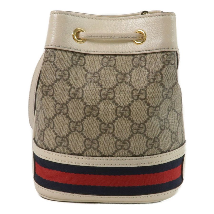 GUCCI 塗層帆布Ophidia GG Mini Bucket Bag肩背袋-1