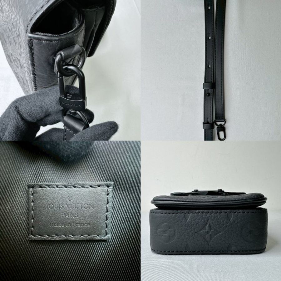 LV S-Lock粒面牛皮壓紋手機包-8
