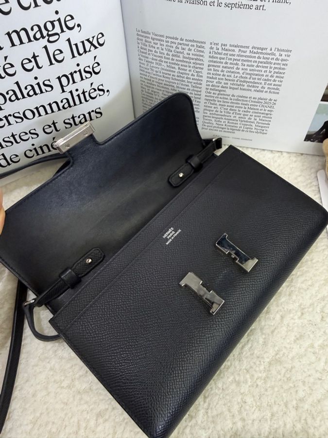愛馬仕/Hermes Constance ToGo康康黑銀ep皮 B stamp-2