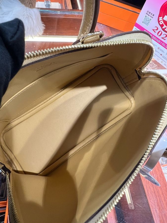 ✨ 持有香港正品正貨標籤(只做全新)✨ Hermes Mini Bolide 鎏金色淡金扣-6