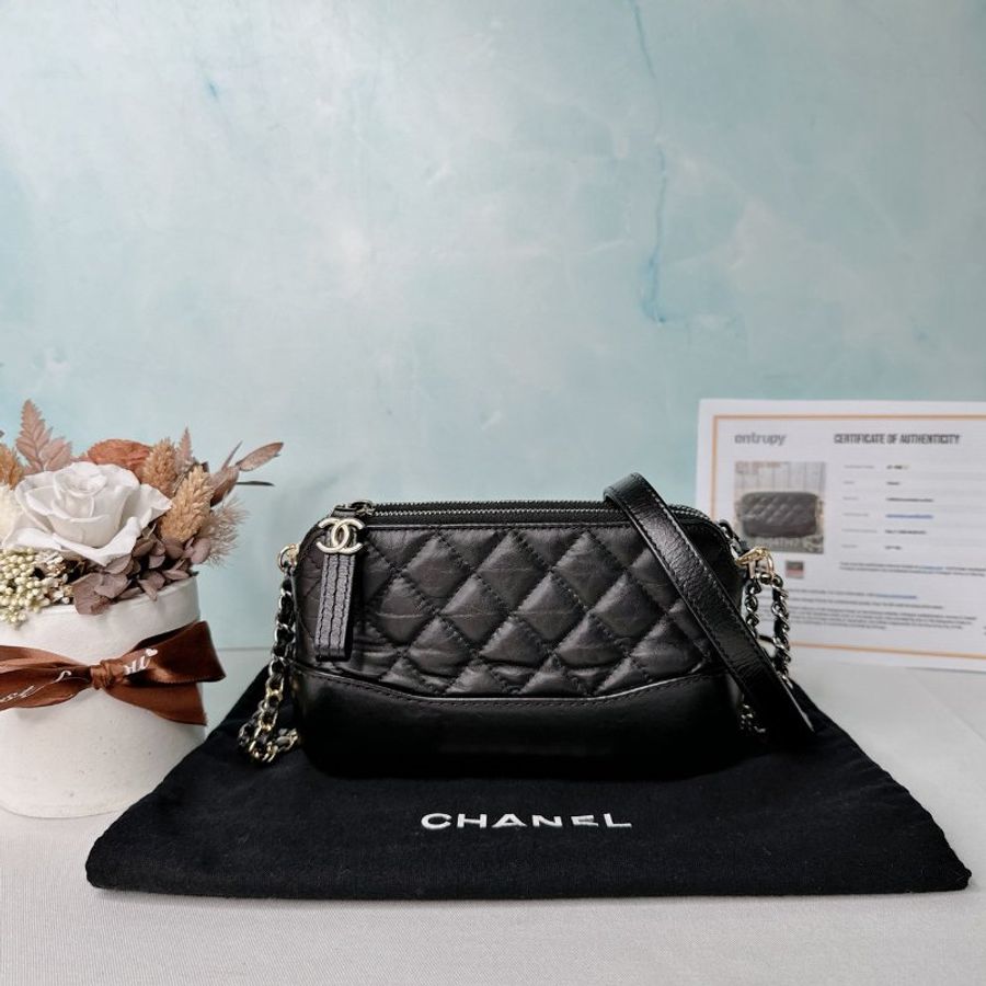 CHANEL Mini雙拉鍊流浪包-0