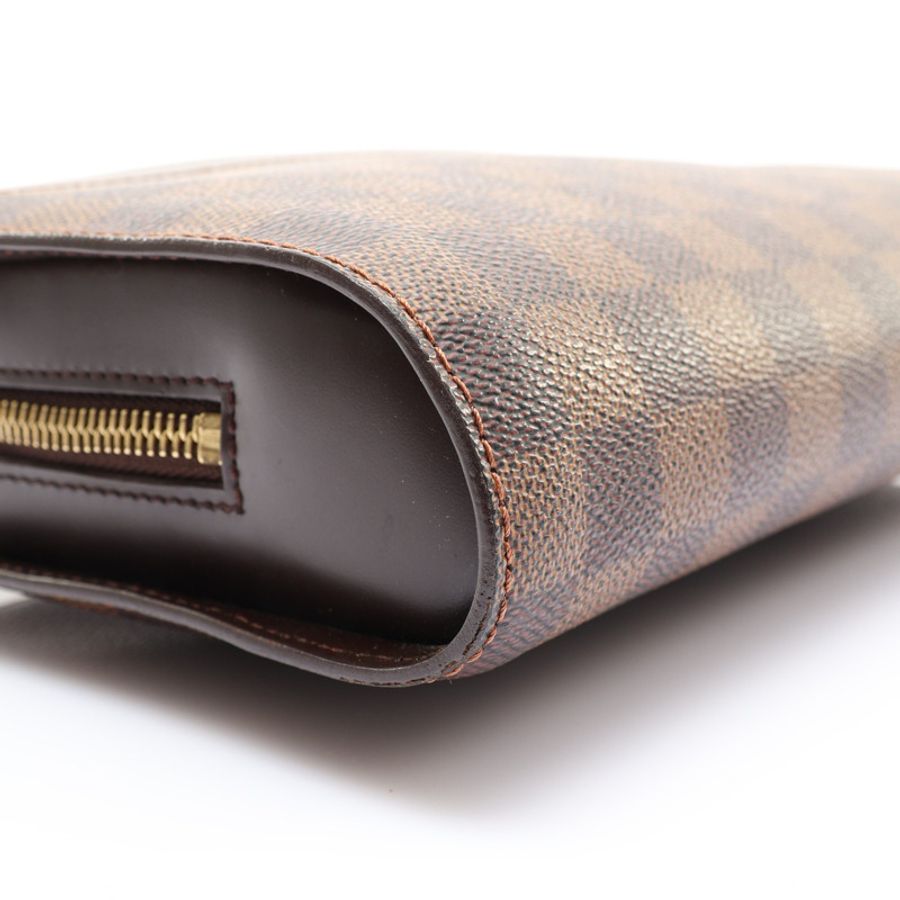 棕色 棋盤格帆布 Saint Louis Pochette 手拿包【LOUIS VUITTON LV 路易威登】 N51993-9