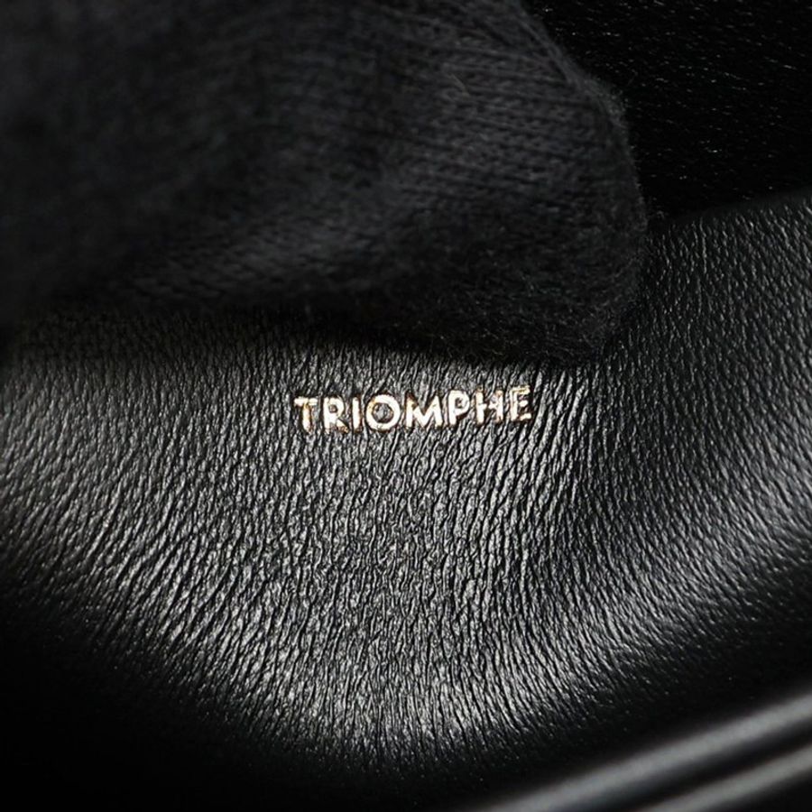 黑色 牛皮 Teen Triomphe 肩背包【CELINE 賽琳】 188423BF4.38NO-5