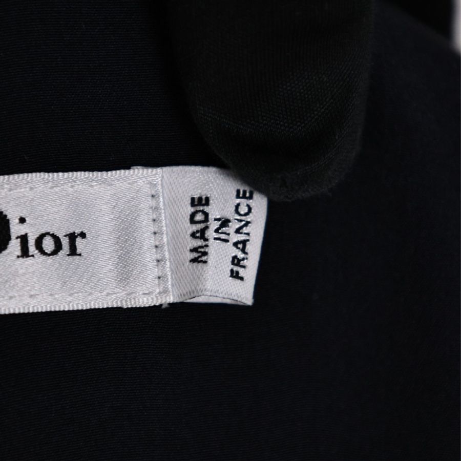 Dior蓝深色羊毛绿线格纹收腰无袖连衣裙-18