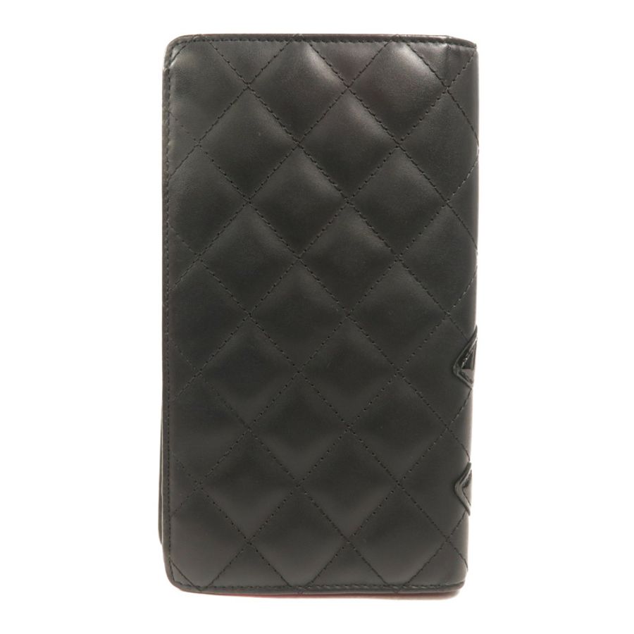 CHANEL 牛皮皮革Cambon Long Wallet長錢包-1