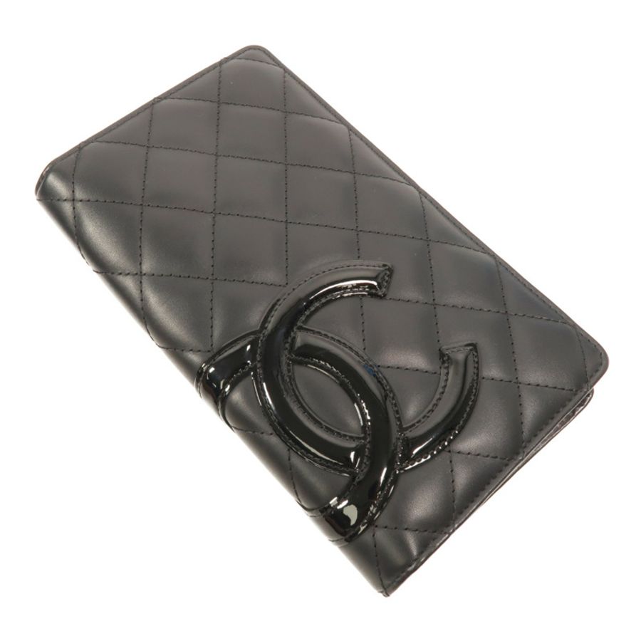 CHANEL 牛皮皮革Cambon Long Wallet長錢包-4