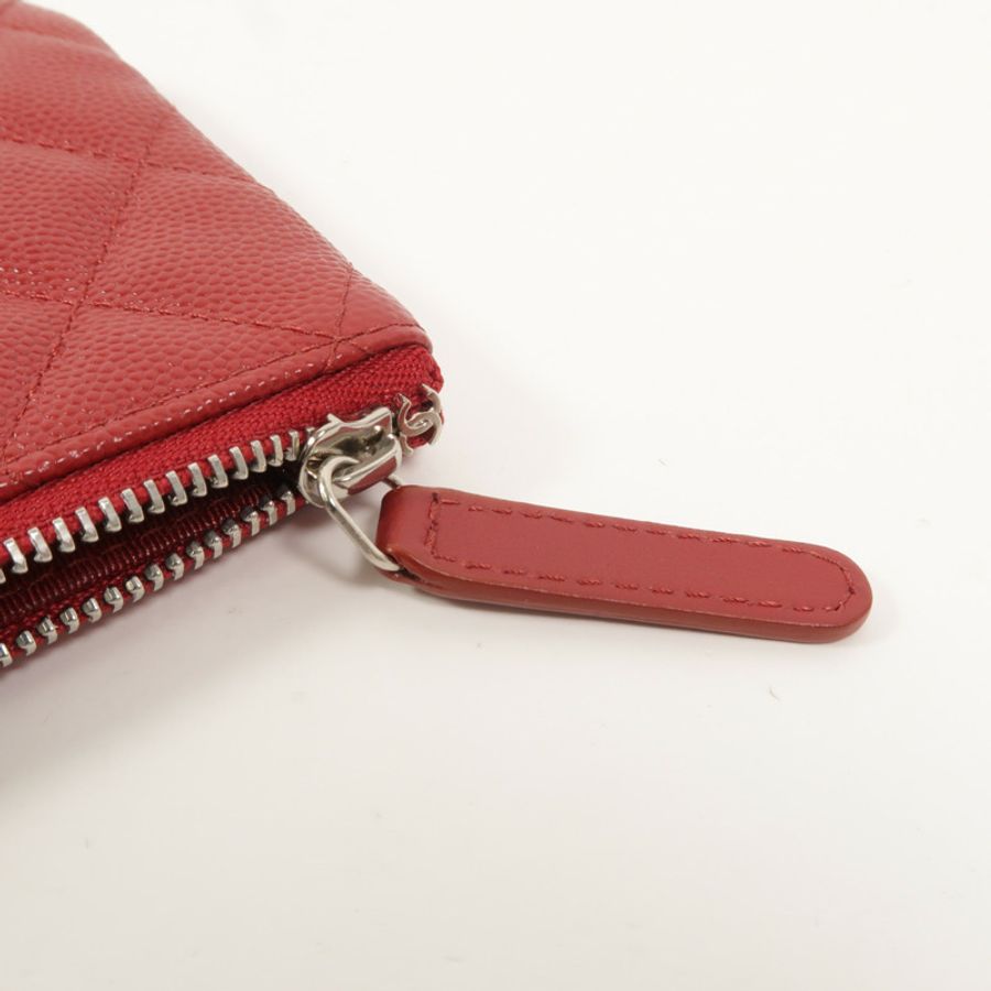CHANEL 牛皮皮革Coin Case零錢包-14