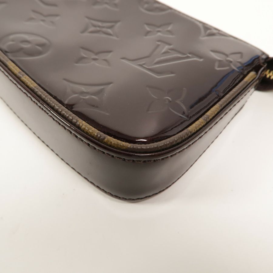 LOUIS VUITTON Monogram Vernis Mini Pochette Accessoires零錢包-8