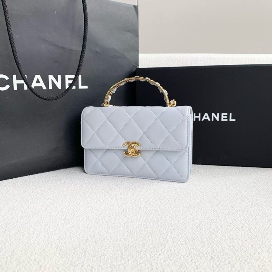 【威選精品】💙 CHANEL 鏤空手柄 CF 鏈條包 💙-3