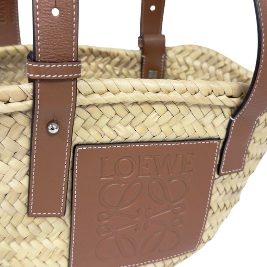 LOEWE 草編袋-3