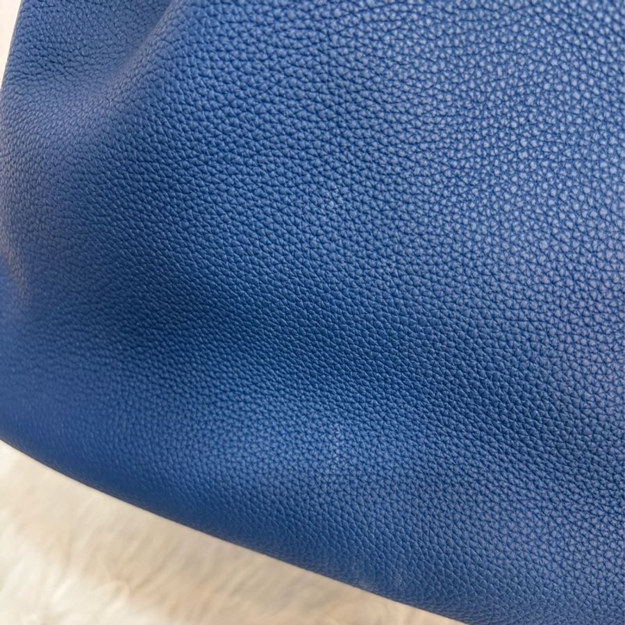 HERMES HAC S4深邃藍TOGO皮銀扣BIRKIN 40|鉑金包手提包醫生包手提包旅行袋-73