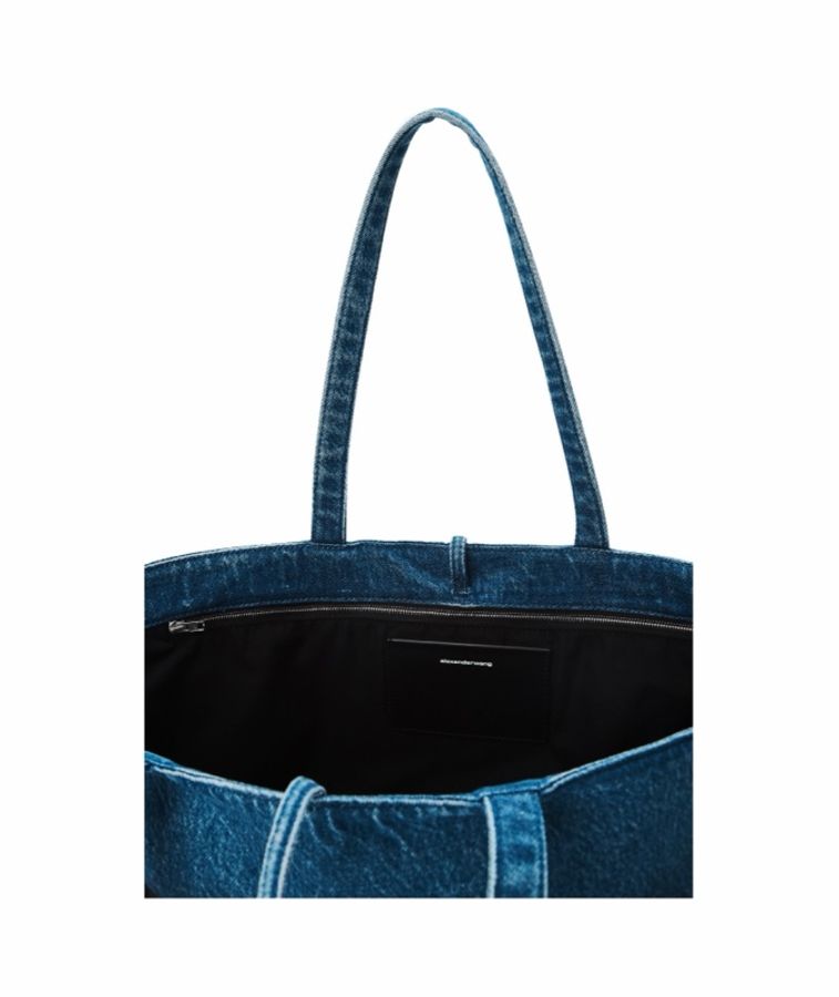 Alexander Wang 女士 Punch大號塗層牛仔布托特包均碼碼55.5cm*25cm*30.1cm-2