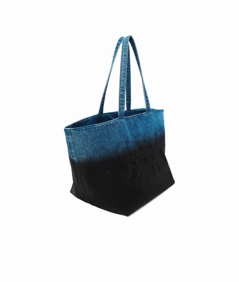 Alexander Wang 女士 Punch大號塗層牛仔布托特包均碼碼55.5cm*25cm*30.1cm-5