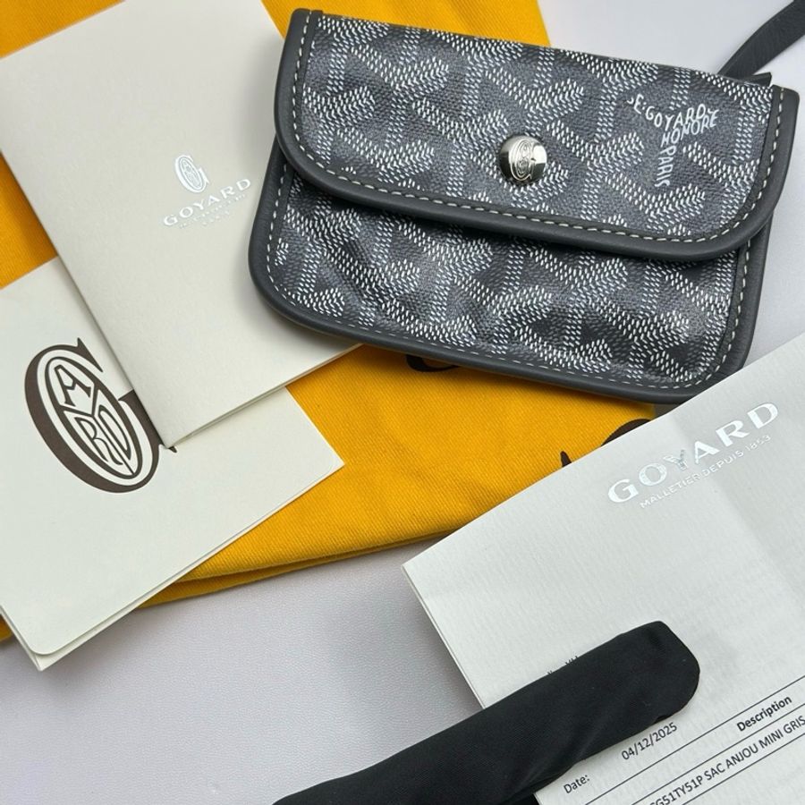 Goyard戈雅 mini灰色tote子母包托特包肩背包-7