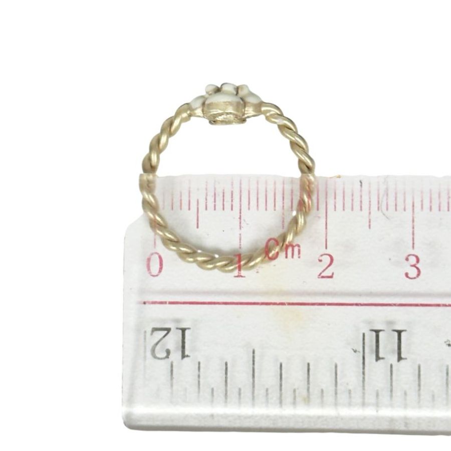 CHANEL CC 山茶花 戒指組合(一套2隻)-12