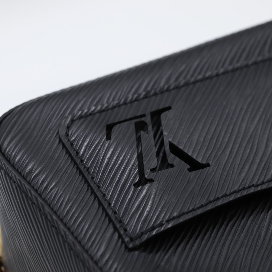 LV x TM 村上隆聯名 M13101 Marellini 黑色 Epi 水波紋牛皮 子母包 腋下包 斜背兩用包【Louis Vuitton 路易威登】-17