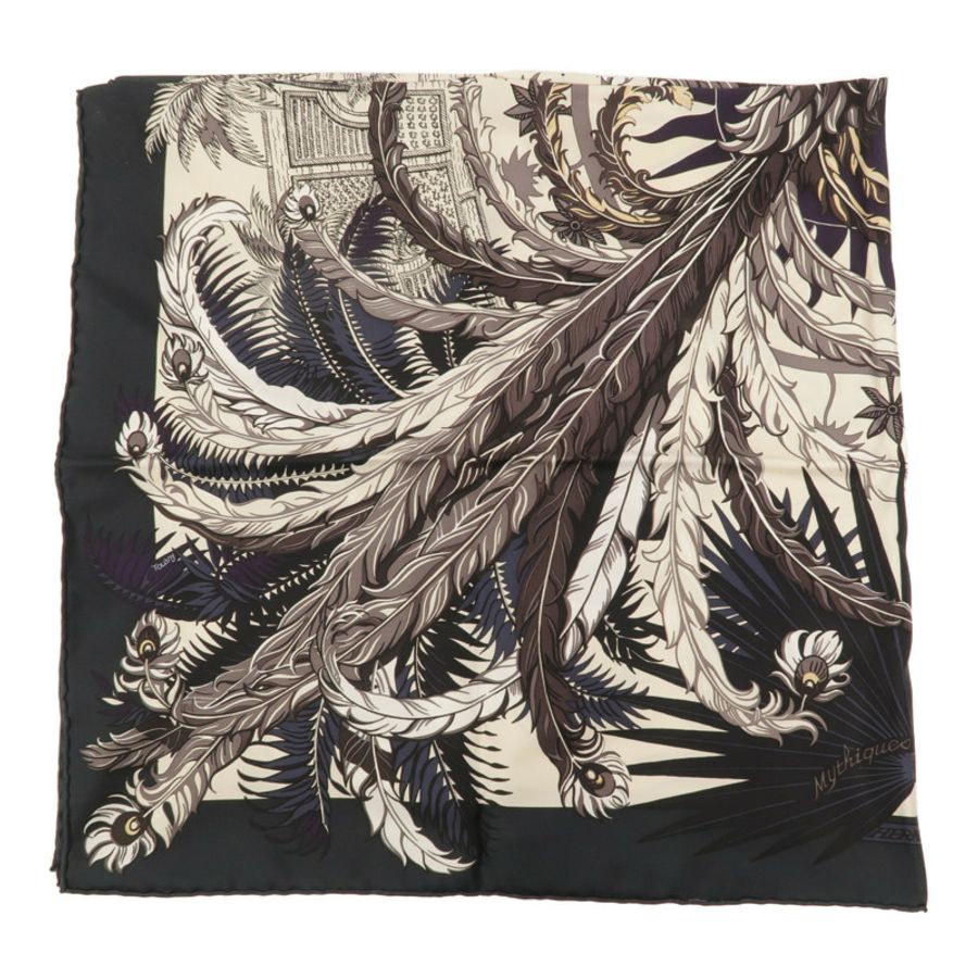 HERMES 絲質Scarf 90X90絲巾-3