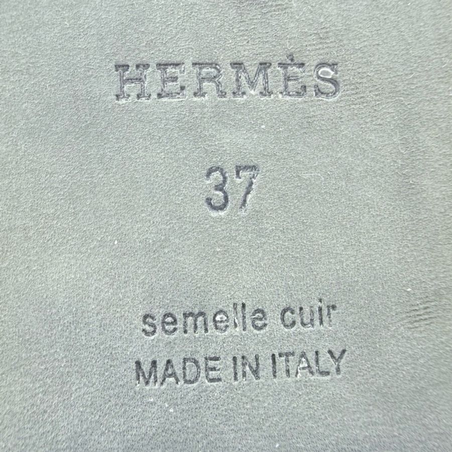 未使用 Hermes愛馬仕 豹紋涼拖 37碼-7