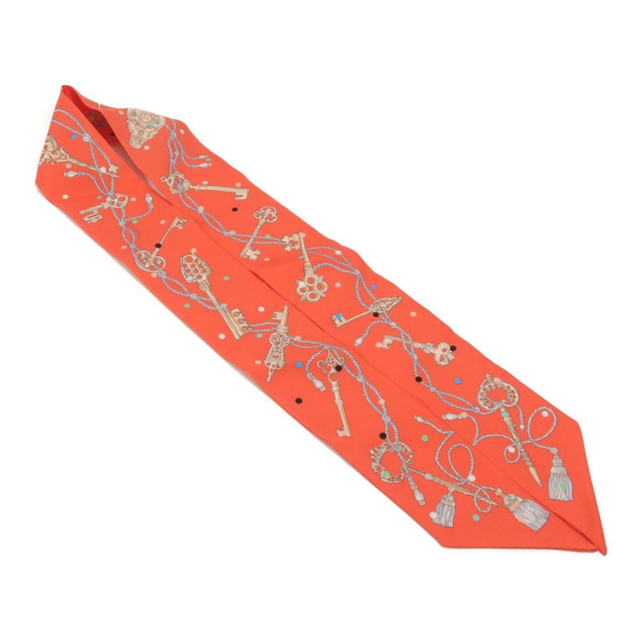 HERMES 絲質Twilly絲巾-3