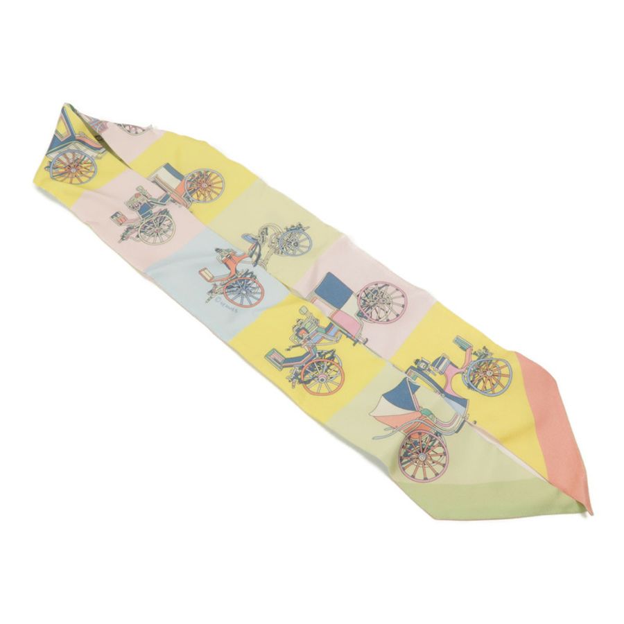 HERMES 絲質Twilly絲巾-3