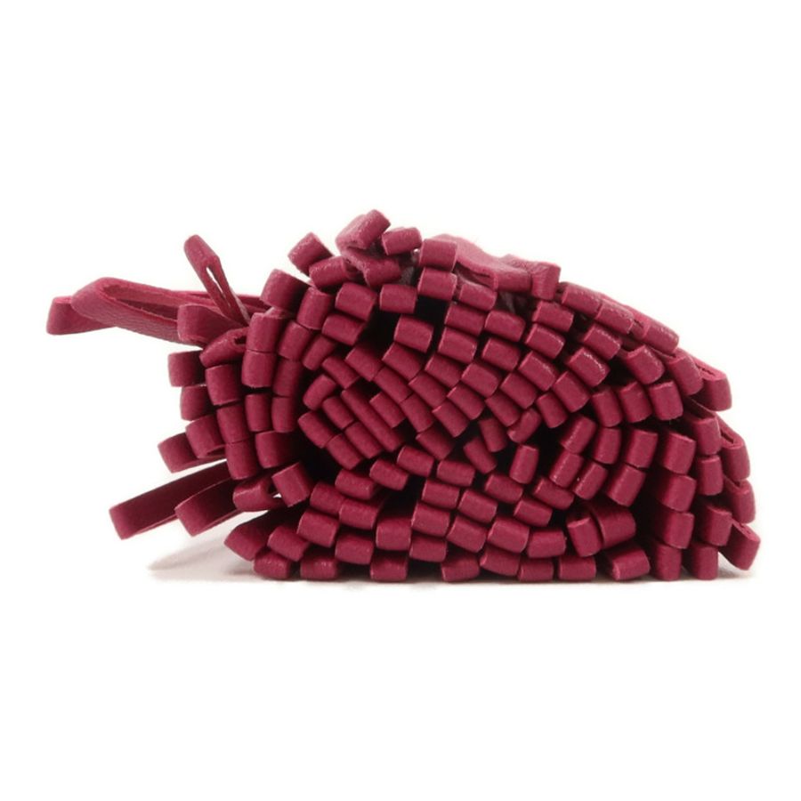 HERMES Milo皮革Carmen Key Ring鎖匙扣Rose Pourpre-2