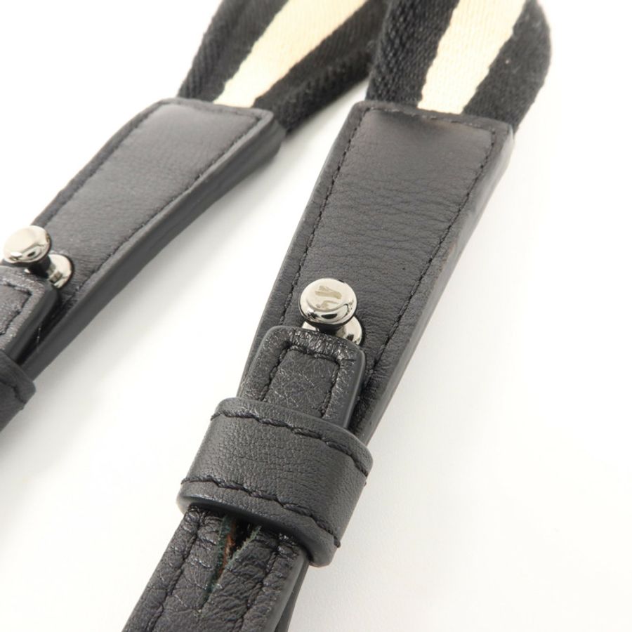 Delvaux 帆布/牛皮皮革Shoulder Strap肩帶-6