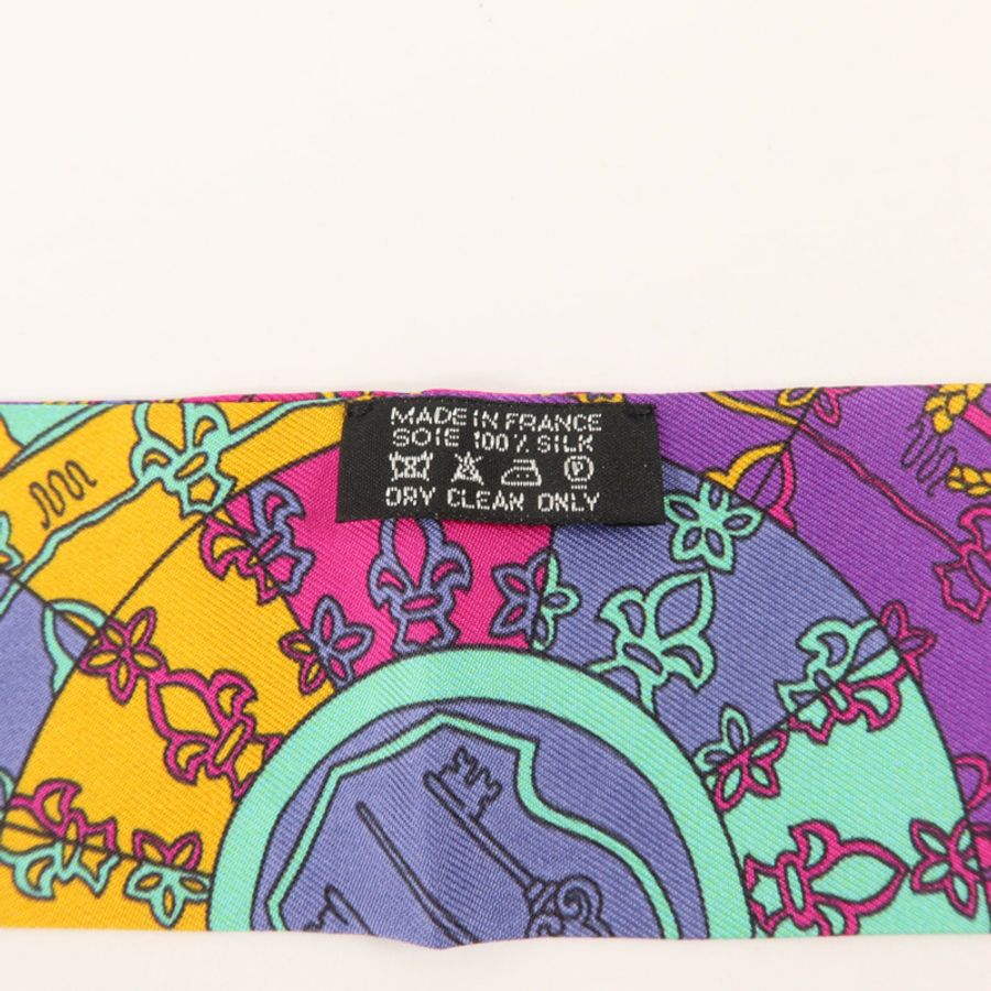 HERMES 絲質Twilly絲巾-6