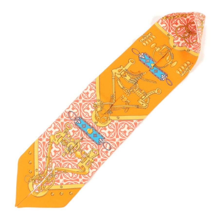 HERMES 絲質Twilly絲巾-2