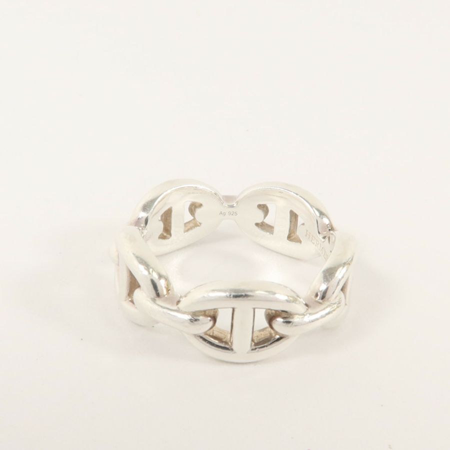HERMES 925純銀Chaine D'Ancre Ring戒指-5