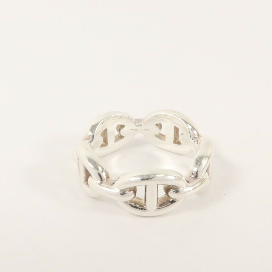 HERMES 925純銀Chaine D'Ancre Ring戒指-6