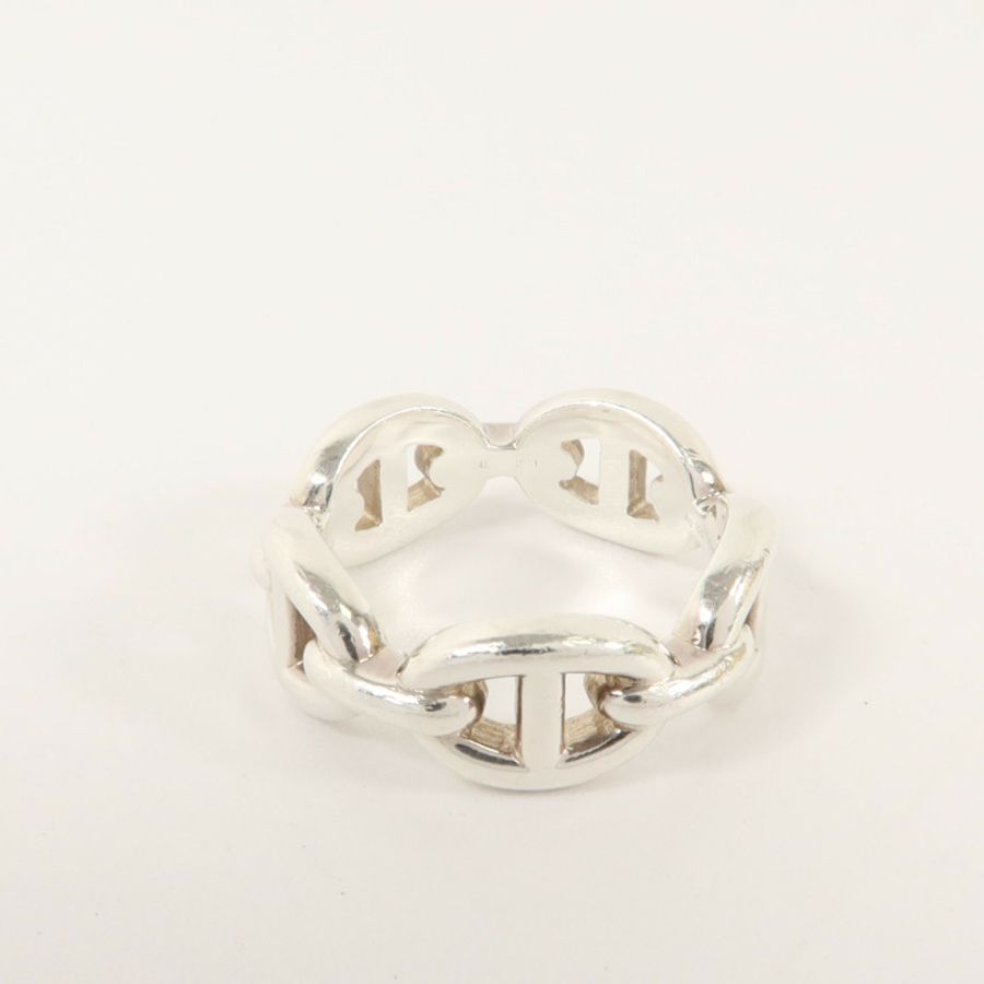 HERMES 925純銀Chaine D'Ancre Ring戒指-7