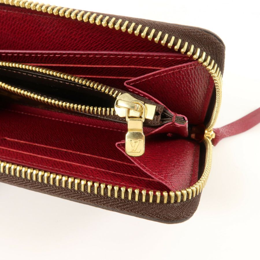 LOUIS VUITTON Monogram Clemence Wallet金扣長錢包-6
