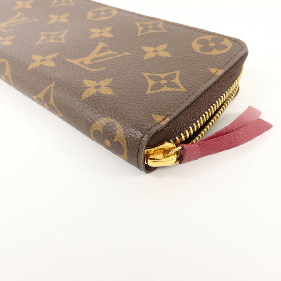 LOUIS VUITTON Monogram Clemence Wallet金扣長錢包-7