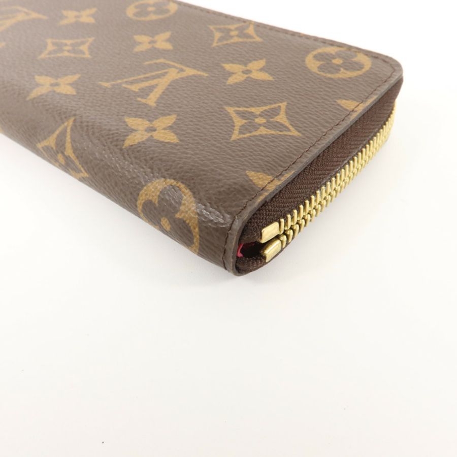 LOUIS VUITTON Monogram Clemence Wallet金扣長錢包-9
