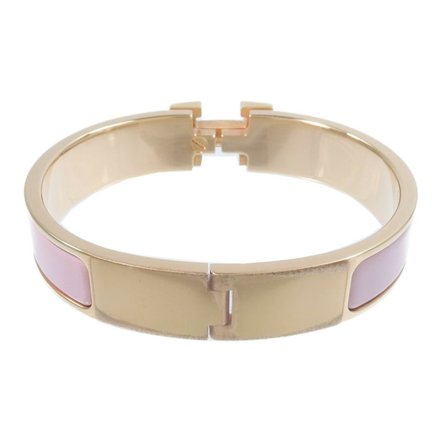 HERMES 金屬/琺瑯Clic H Bracelet手鐲-2