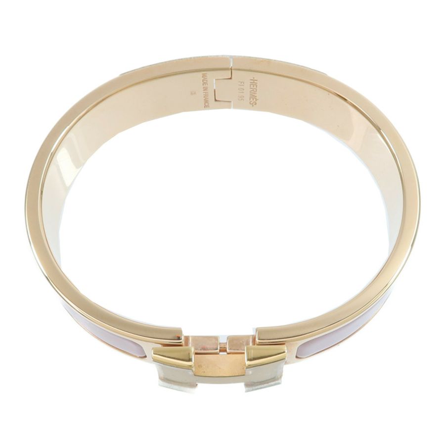 HERMES 金屬/琺瑯Clic H Bracelet手鐲-3