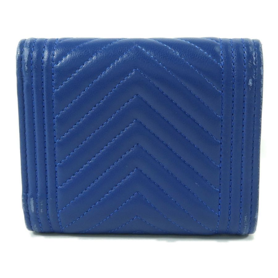 CHANEL 羊皮皮革Chanel Boy Wallet錢包-1